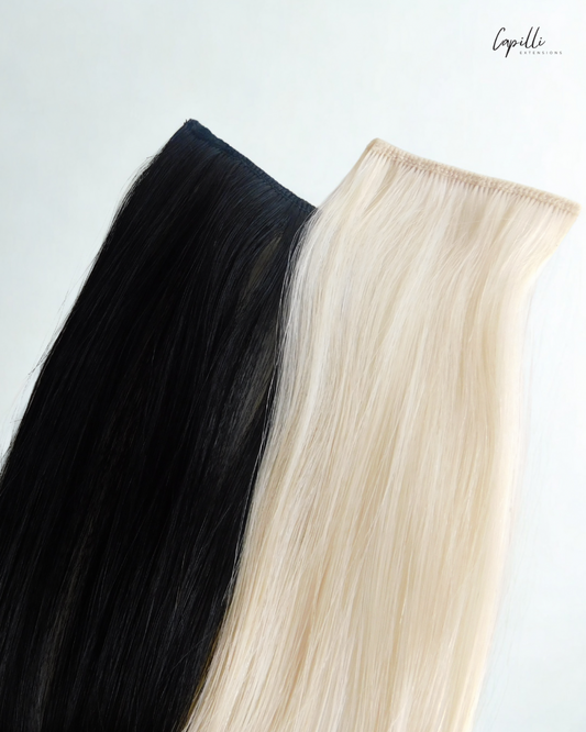 Testsample human remy hair voor extensions