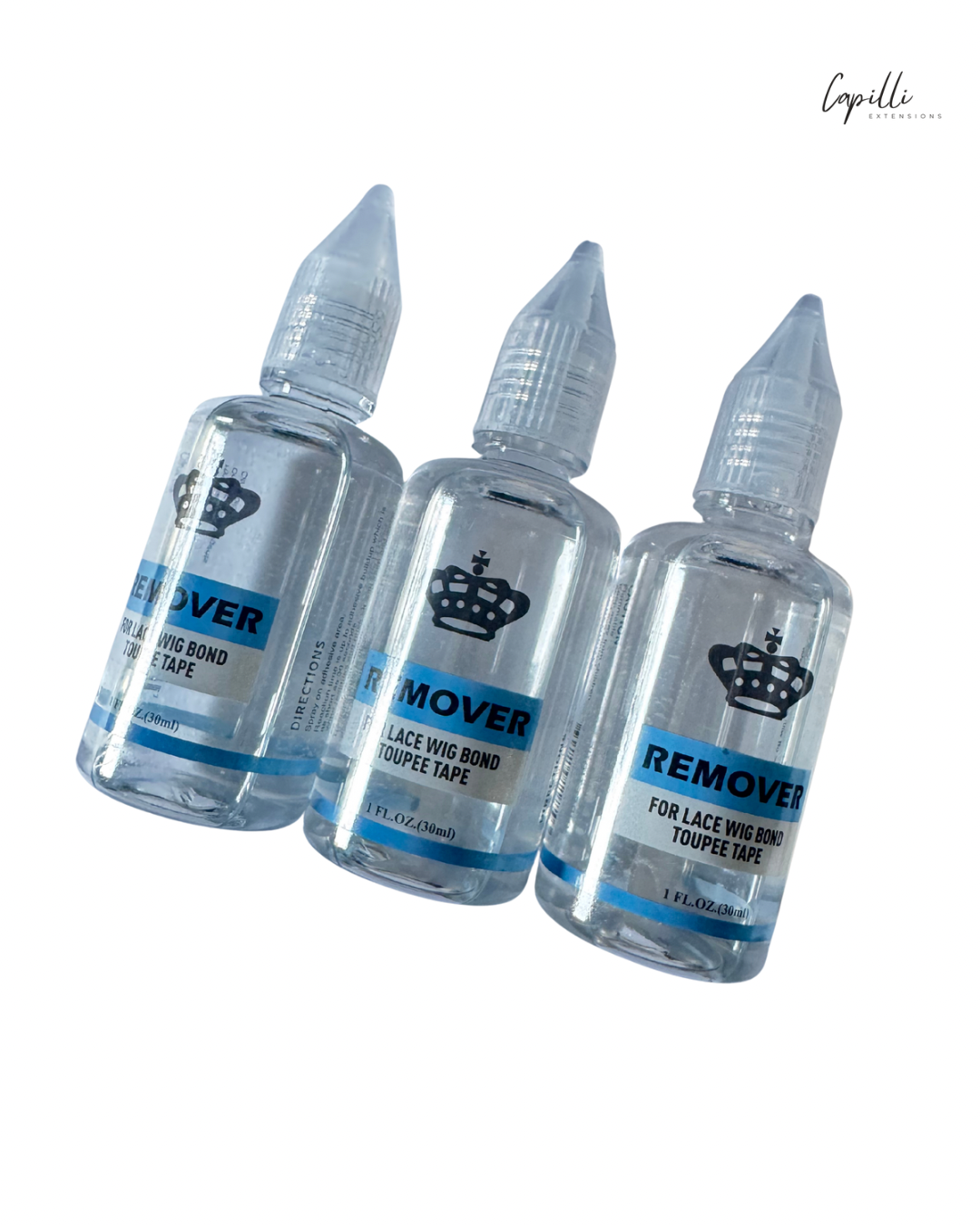 Extensions losmaken met remover vloeistof