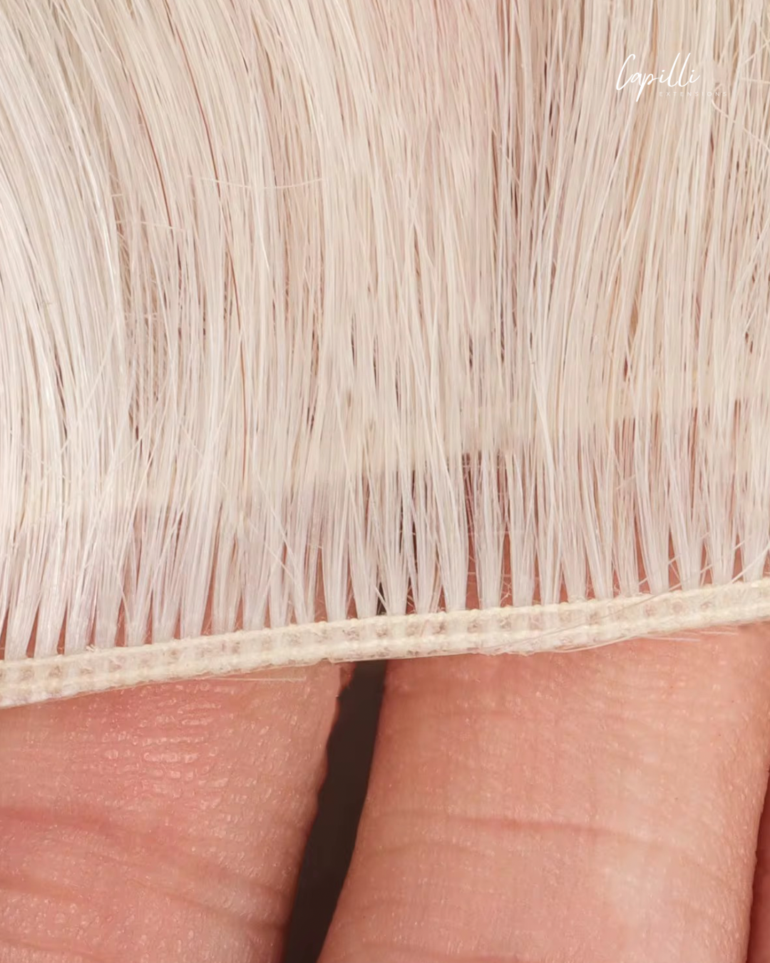 Genius weave extensions flinterdunne aanzet in blonde haarkleur