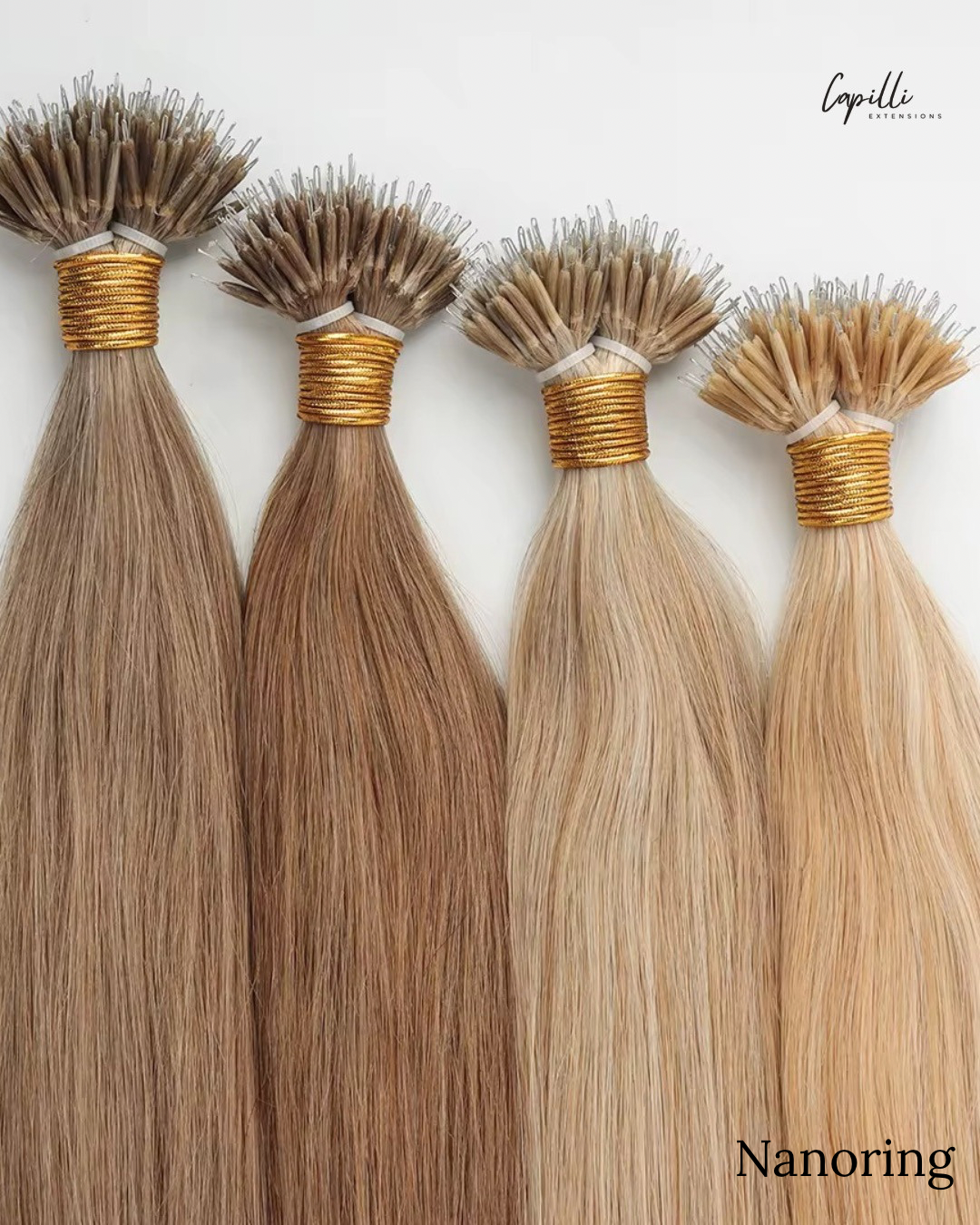 Keratine wax extensions productfoto Nanoring extensions bundel