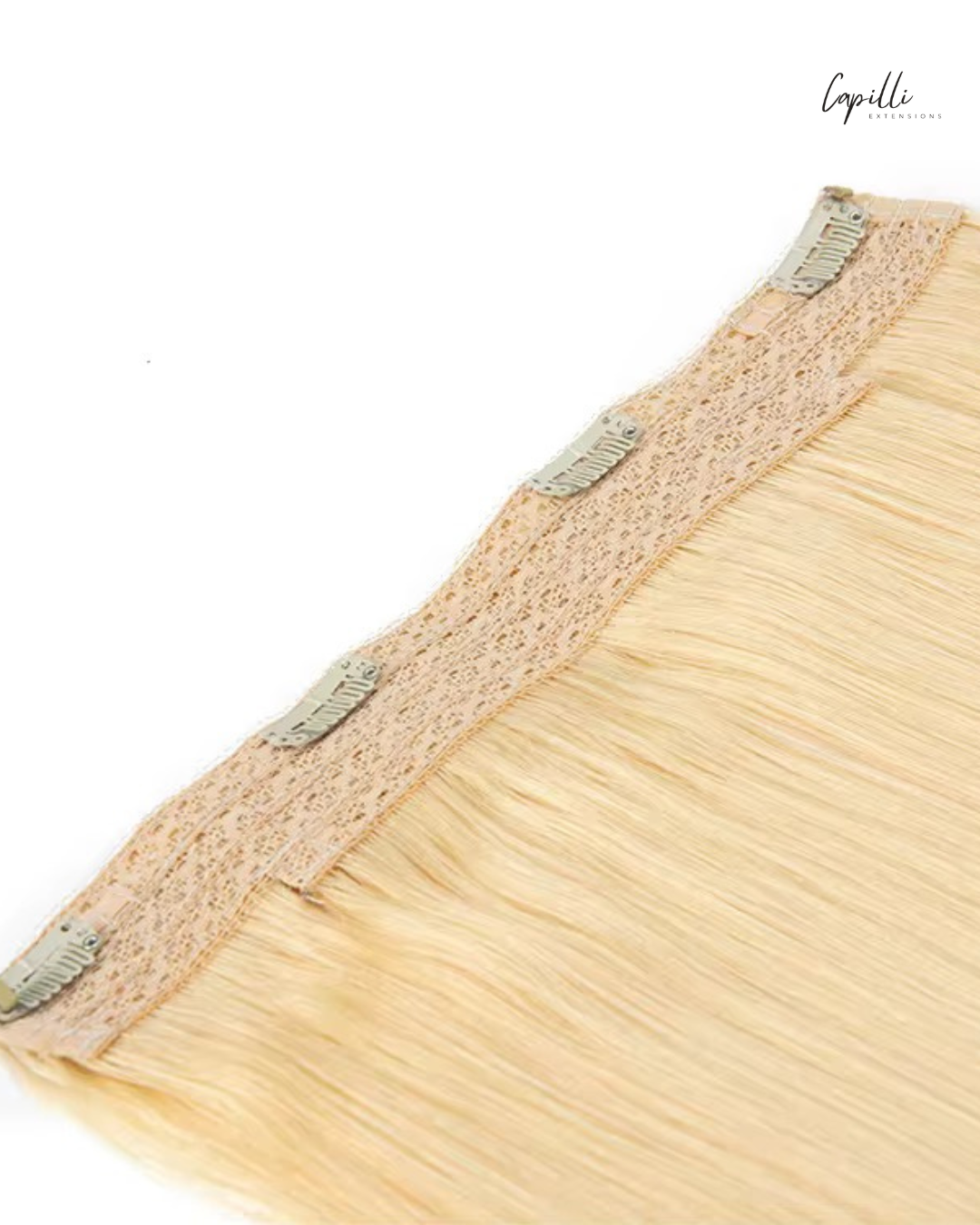 Halo extensions productfoto van 100% human Remy haar