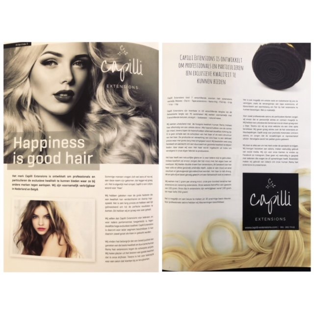 Capilli Extensions in blad Hair&Fashion! Capilli Extensions in blad Hair&Fashion!