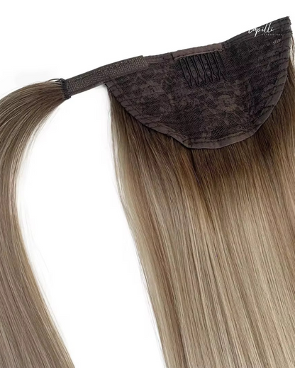 Ombre ponytail hair extension productfoto los afgebeeld