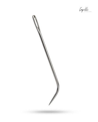 Needle for hair extensions
