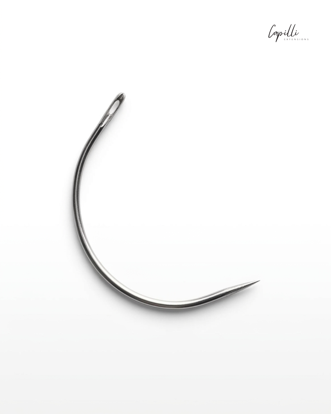 Needle for hair extensions