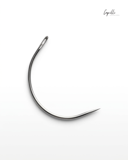 Needle for hair extensions