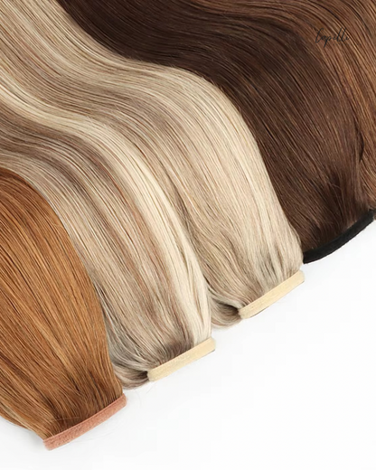 Verschillende kleuren Ponytail extensions - 100 t/m 250 gram