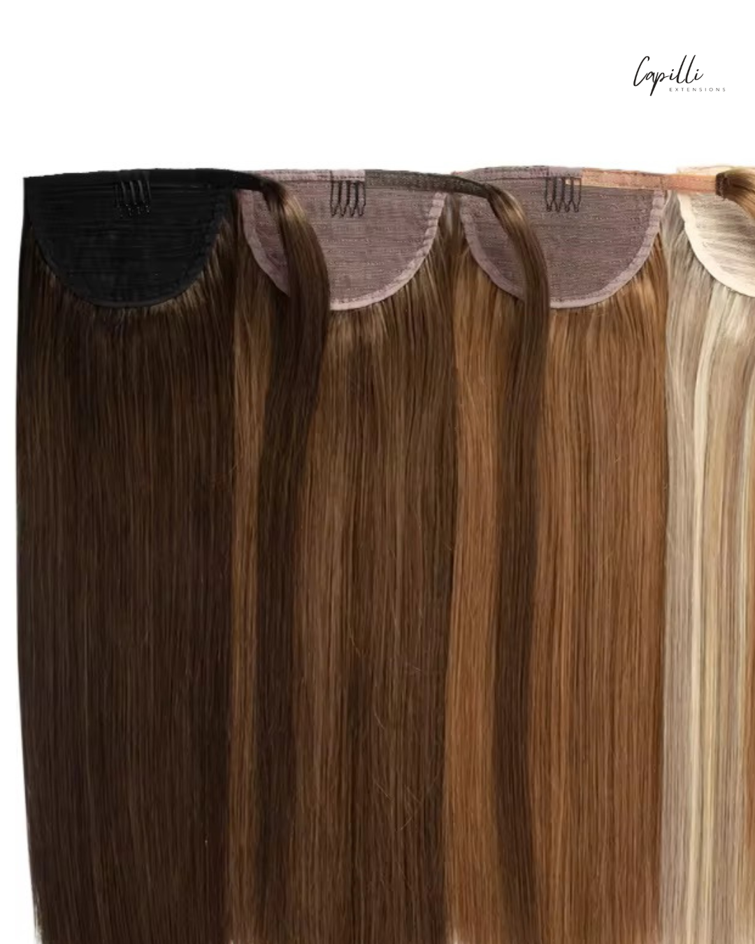 Ponytail extensions - 100 t/m 250 gram - Capilli Extensions