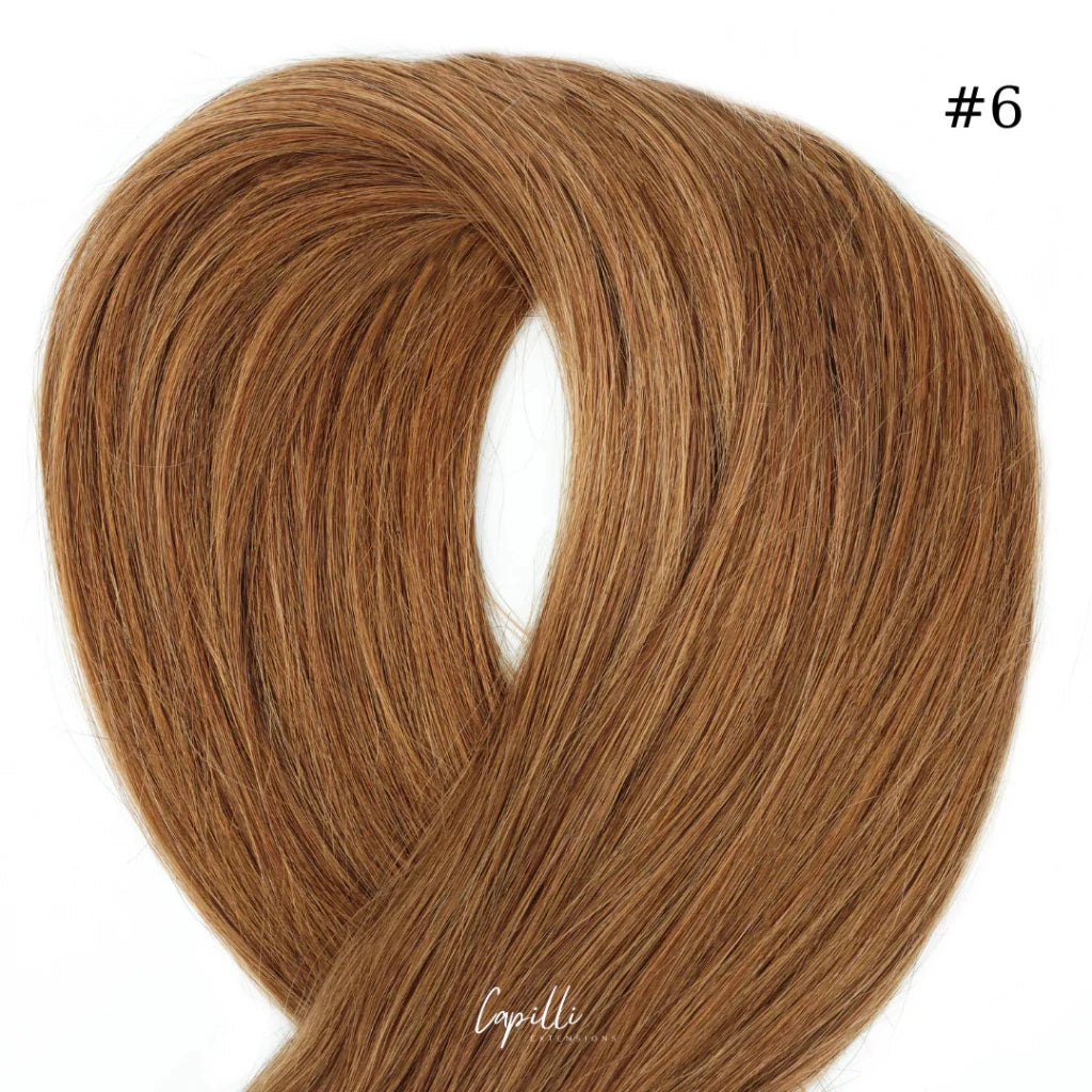 Ponytail extensions #6, premium 100% human remy hair, available from 100g to 250g, lengths 30cm to 76cm, single and double drawn options.