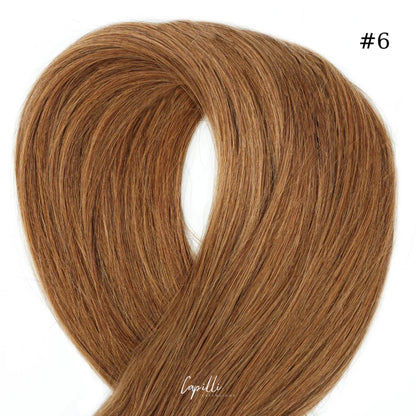 Ponytail extensions #6, premium 100% human remy hair, available from 100g to 250g, lengths 30cm to 76cm, single and double drawn options.
